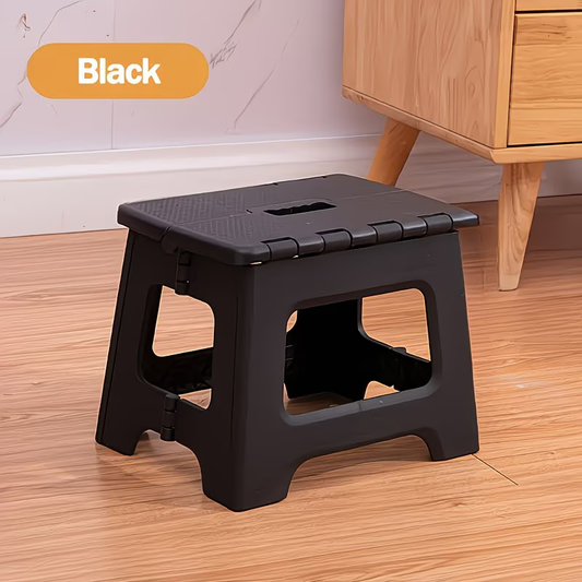 Stylish White Folding Step Stool