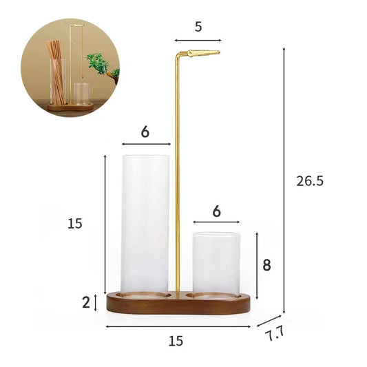 Elegant 8-Shaped Incense Holder