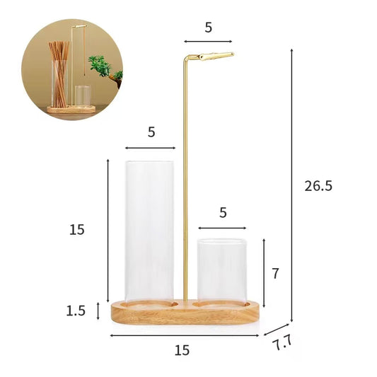 Elegant 8-Shaped Incense Holder