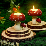 Mushroom Candle Holder Home Decor