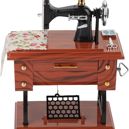 Vintage Sewing Music Box