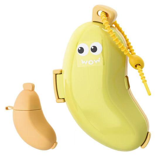 Banana-Shaped Toothbrush Storage Case