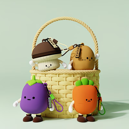 3D Cartoon Silicone Vegetable Storage Bag