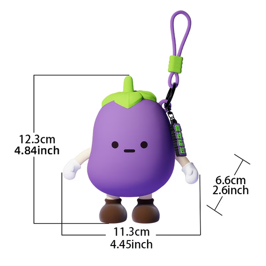 3D Cartoon Silicone Vegetable Storage Bag