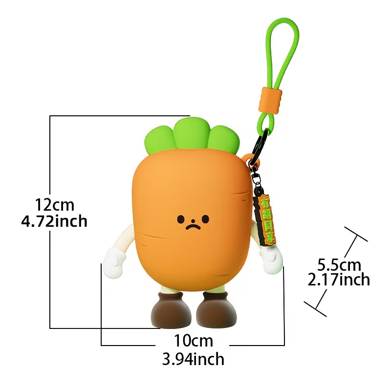 3D Cartoon Silicone Vegetable Storage Bag