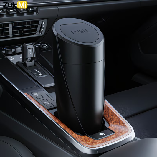 Portable Covered Car Trash Can