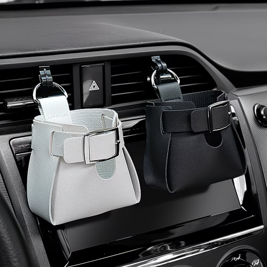 Diamond-Cut Car Trash Organizer