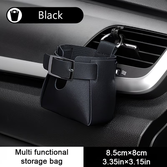 Diamond-Cut Car Trash Organizer