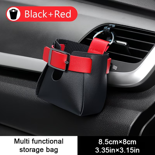 Diamond-Cut Car Trash Organizer