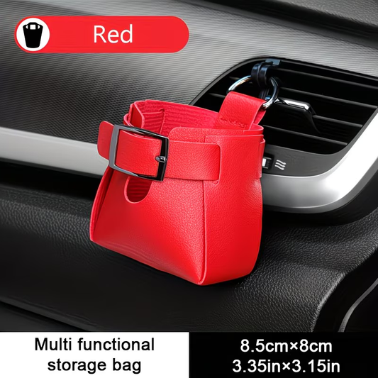 Diamond-Cut Car Trash Organizer