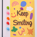 6pcs Colorful Macaron Balloon Fridge Magnets