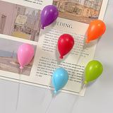 6pcs Colorful Macaron Balloon Fridge Magnets