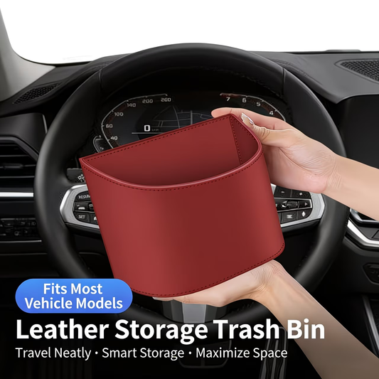 PU Car Rear Seat Trash Can