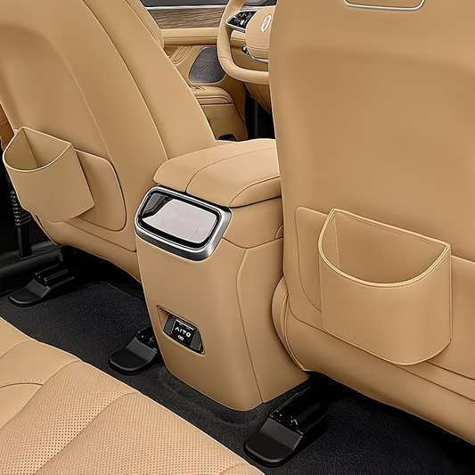 PU Car Rear Seat Trash Can