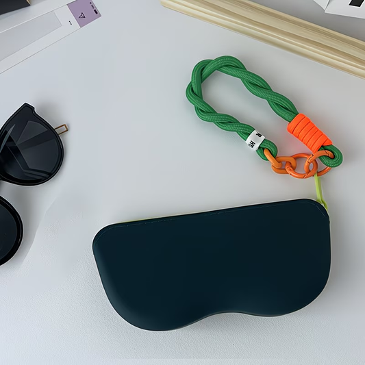 Silicone Zipper Glasses Case