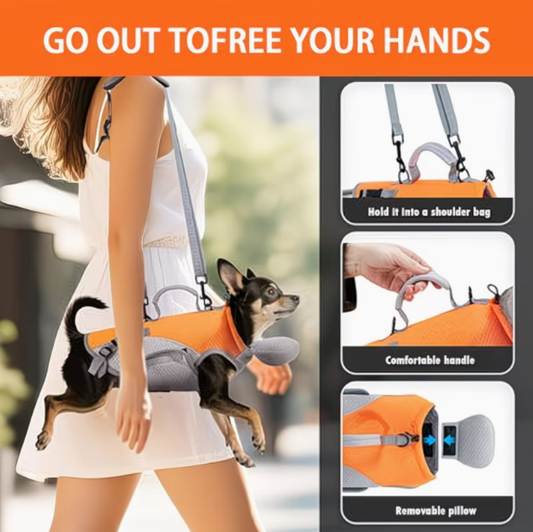 Breathable Pet Harness & Carrier