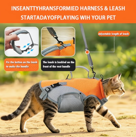 Breathable Pet Harness & Carrier
