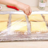 50pcs Transparent Food Service Trays with Lids