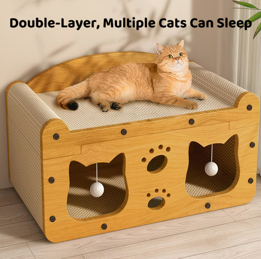 Spacious Indoor Cat Playhouse