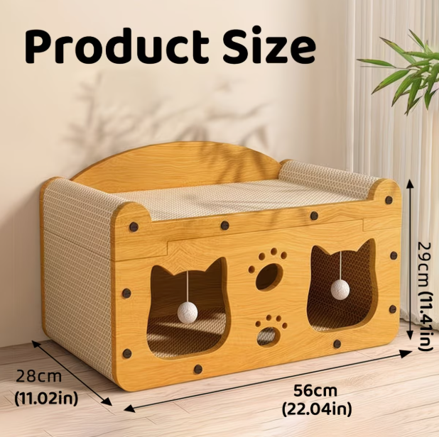 Spacious Indoor Cat Playhouse