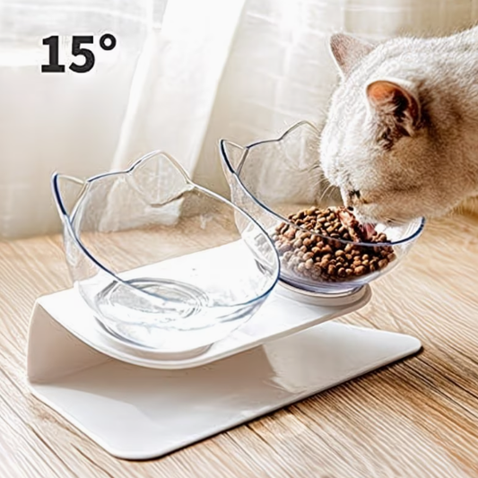 Double Elevated Pet Food Bowls