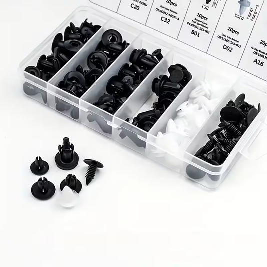 100pcs Car Fastener Clip Set