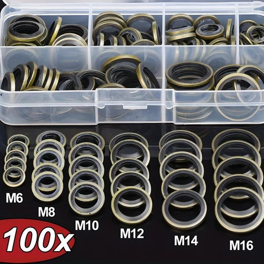 100pcs Oil Pan Gasket Kit