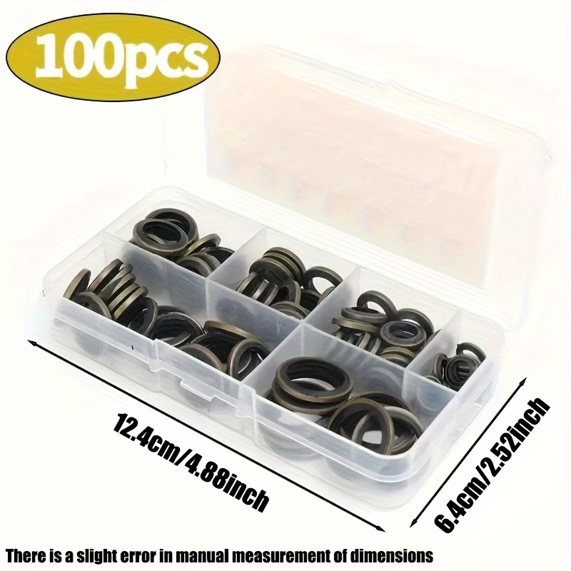 100pcs Oil Pan Gasket Kit