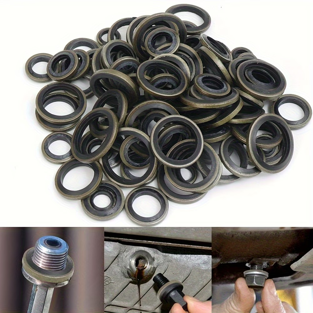 100pcs Oil Pan Gasket Kit