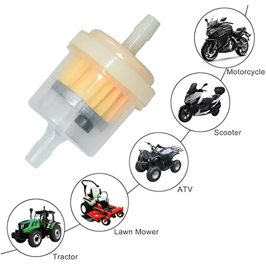 10pcs Inline Fuel Filter Set