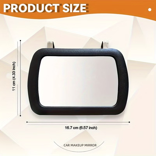 Clip-On Sun Visor Mirror