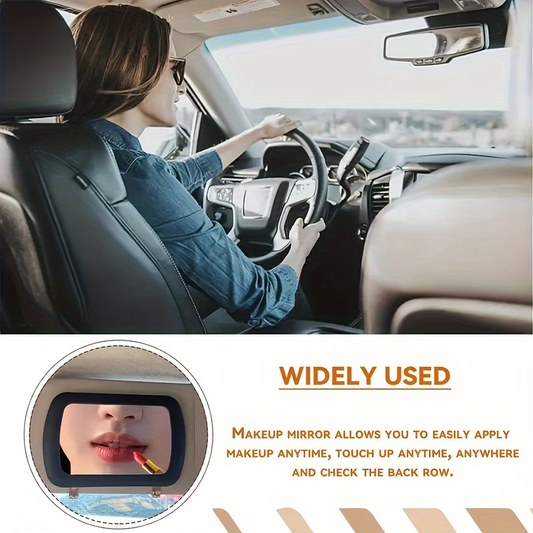 Clip-On Sun Visor Mirror
