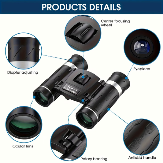 HD Outdoor Folding Binoculars