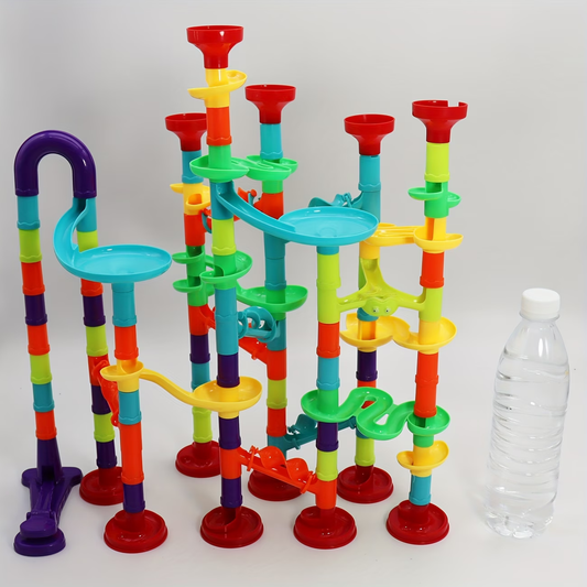 Colorful Marble Run Building Blocks