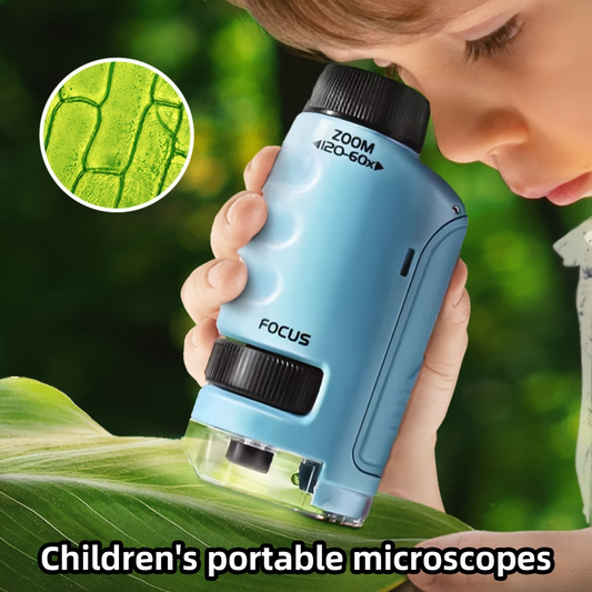 Mini Handheld LED Microscope Toy