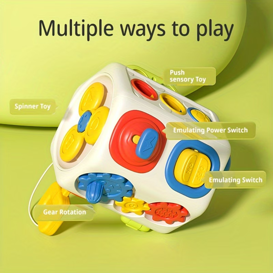 10-In-1 Sensory Busy Cube