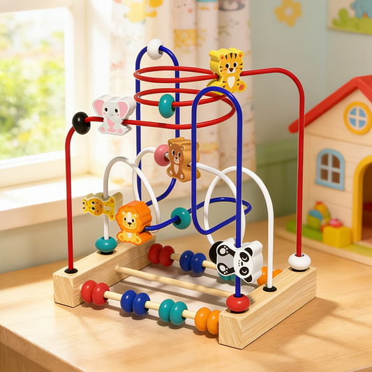 Animal Themed Baby Bead Toy