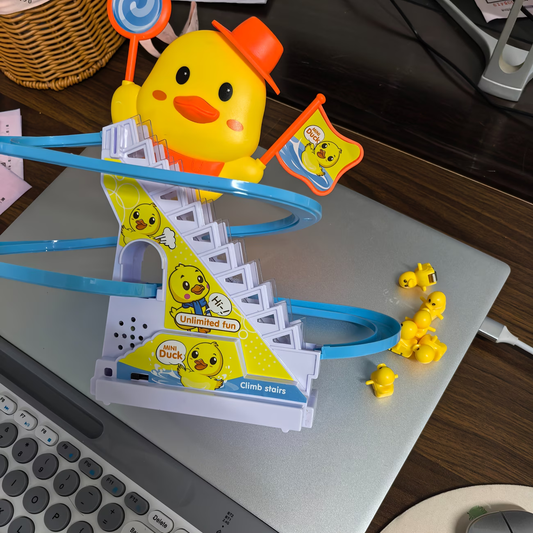 Duck Climbing Stairs Track Toy