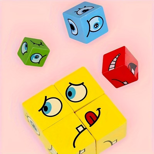 Joyful Face Pattern Blocks Game