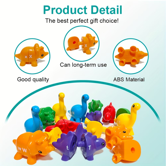 Dinosaur Alphabet Number Matching Toy