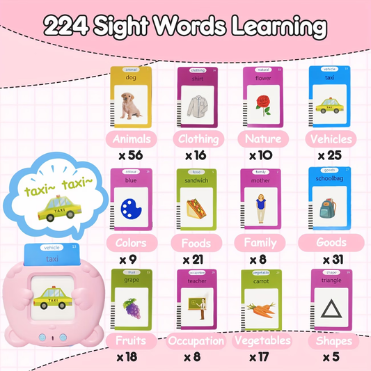 224-Word Language Learning Flashcards