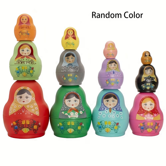 Colorful Russian Nesting Dolls