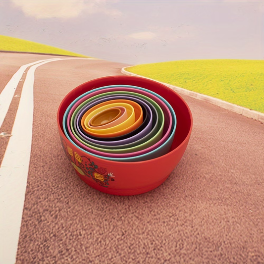 Colorful Russian Nesting Dolls