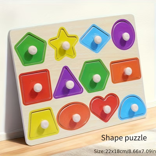 Wooden Shape Classification Puzzle