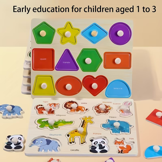 Wooden Shape Classification Puzzle