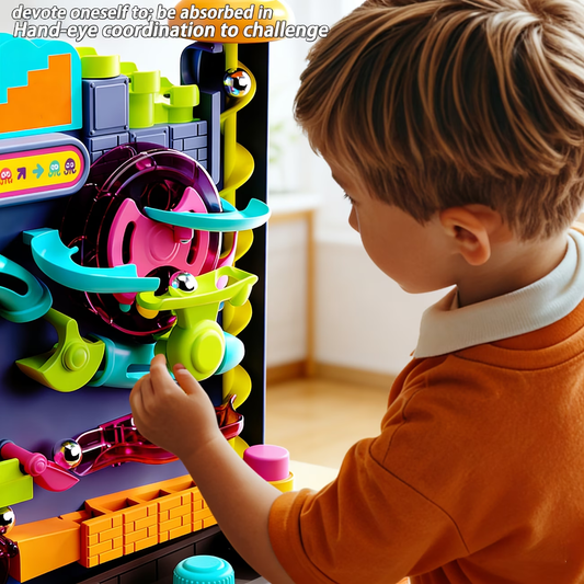 Interactive Marble Run Toy