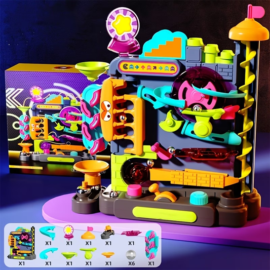 Interactive Marble Run Toy