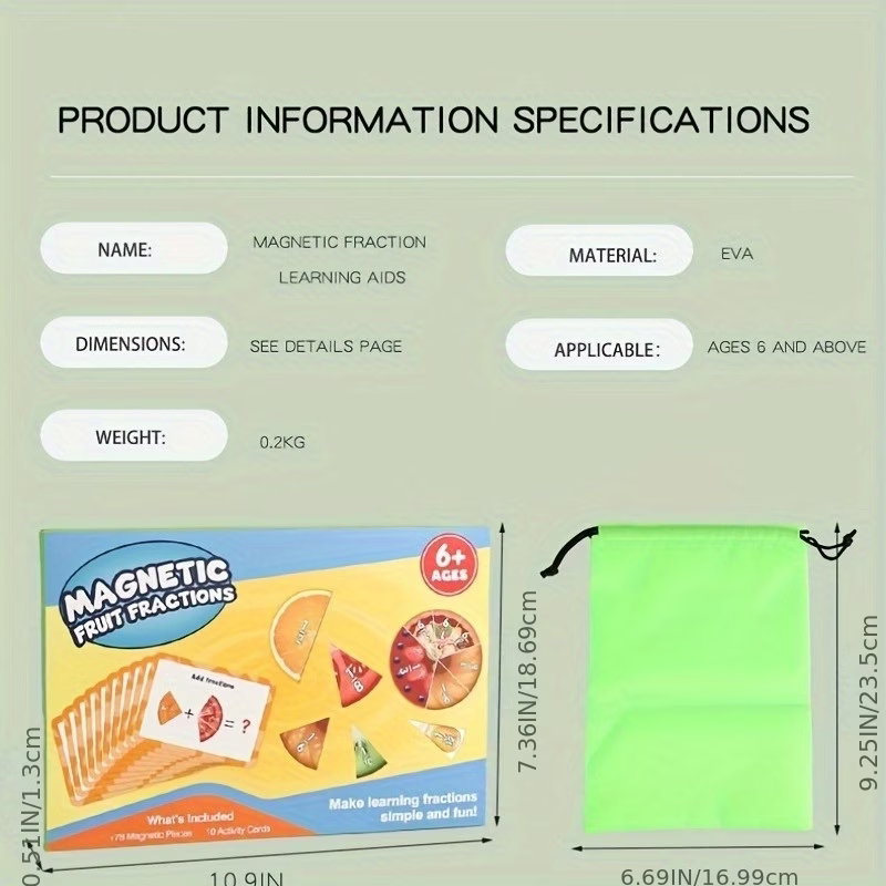 Magnetic Fraction Circle Set