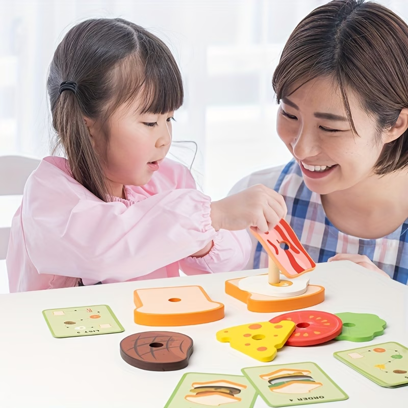 Wooden Sorting Stacking Toy