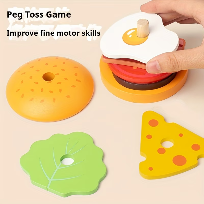 Wooden Sorting Stacking Toy